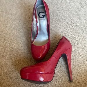 Red Guess High Heels Size: 7 1/2
